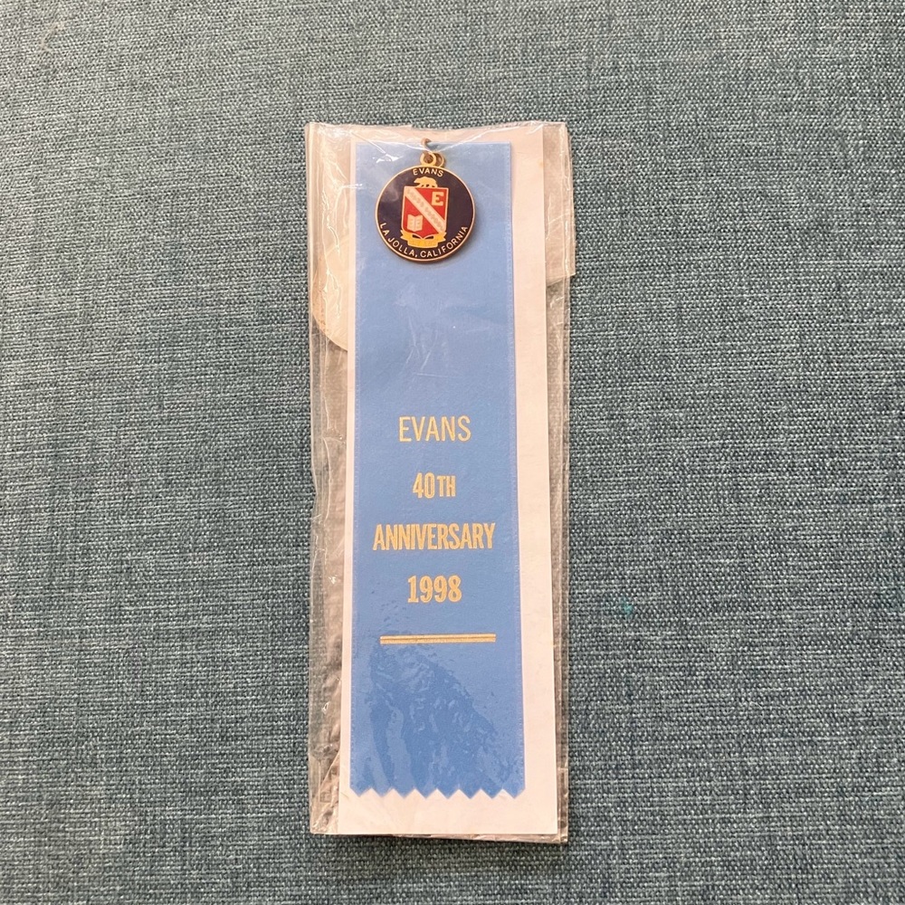 New Blue The Evans School Ribbon Medal